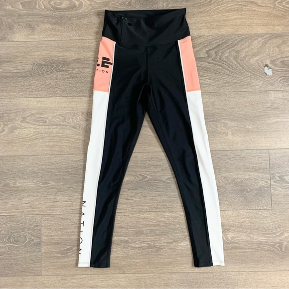 P.E Nation Without Limits Legging High Rise Waist 7/8 length Black Size Small - Picture 4 of 16